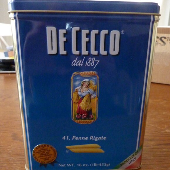 DE CECCO dal 1887, 41. Penne Rigate pasta, collector's tin (empty) - Picture 2 of 10